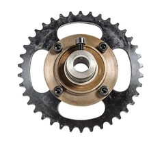 Sprocket drive gear chain wheel #420 38T 4 hole Free ratchet Hub 1-1/16″ adapter