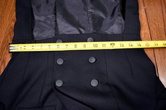 Grand Prix shadbelly coat jacket black, CAN 12 USA 6