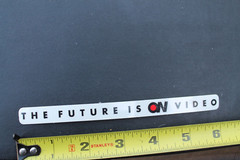 ON Video Magazine 411 Studios (Slight Damage) BP3 Vintage Skateboarding STICKER