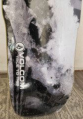 NEW! Volcom True To This Skateboard Deck Shaped Style 8.875″ Handcrafted