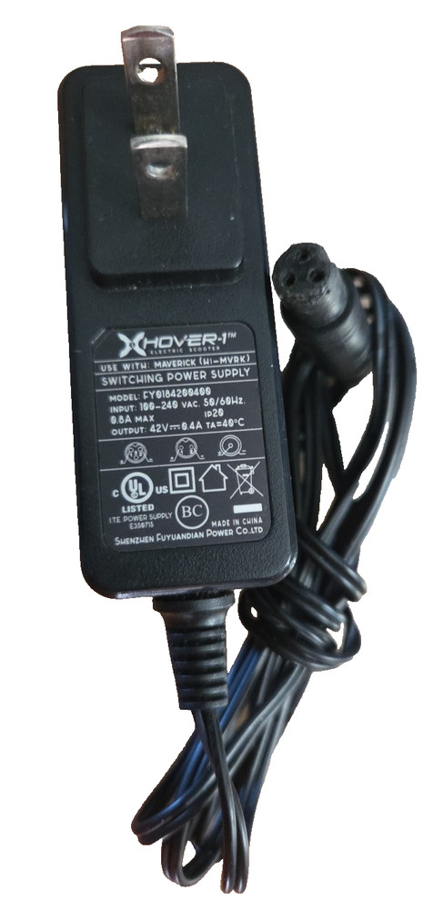 OEM Hover-1 DRIVE Electric Scooter Power Supply AC Adapter Charger FY0184200400