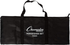 Horseshoe Set: Traditional Outdoor Lawn Game Includes Four Professional Solid St