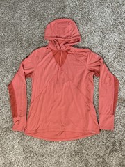 Dover Saddlery Coolblast Long Sleeve Coral Size Medium Hooded Sun shirt
