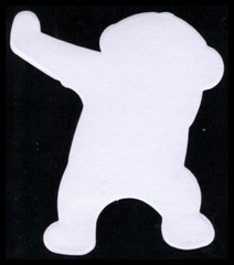 Dabbing Panda Rose Sticker 3 Inches x 3 Inches Skateboard Decal