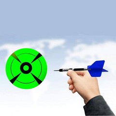 Target Stickers Self Adhesive Targets for Shooting 3″, green