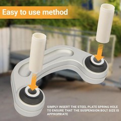 16 Pcs Nylon Trailer Leaf Spring Bushings 9/16″ I. D. x 1-3/4″ Length
