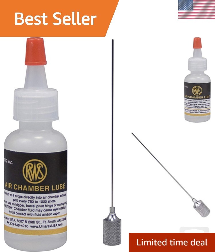 0.5 oz Airgun Chamber Lube with Applicator Needle – Optimal Performance Solution