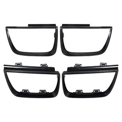 Pack of 4 Tail Light Bezel Covers Black Replacement for Chevy Camaro LT LS SS