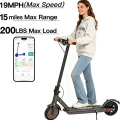LADPED 10‘’ Electric Scooter 500W 22MPH Max Speed Adult APP Smart control Shock