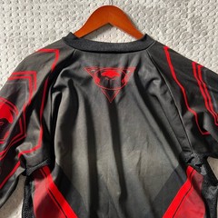 WARPED SPORTZ PAINTBALL JERSEY – ADULT SIZE EXTRA LARGE XL – BLACK /RED – OG