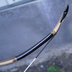 Traditional Bow Recurve Bow 61″ Hunting Archery Handmade Mongolian Horse Bow45lb