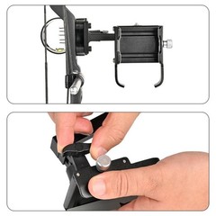 Hunting Trip Bow Phone Holder Aluminum Alloy And Plastic Silicone Shock Pads