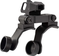 TRYBE Optics PVS-14 Dual Bridge Mounting System, Black, PVSDBMS Helmet Mount