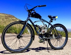 NEW 2-STROKE 100cc Upgrade COMPLETE MOTORIZED BIKE KIT AND CRUISER BICYCLE