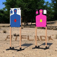 Atflbox 5-Color Silhouette Paper Target for The Range, 23X35 inch High Colors