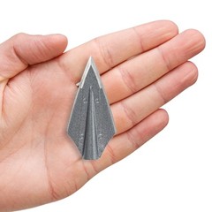6pcs Hunting Broadheads Traditional Archery Arrowheads Fix 2 Blade 125 Grain …