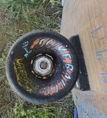 Vintage 1980s Schmitt Stix Yard Stix Skateboard Independent Slime Balls Vomits