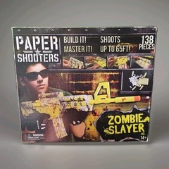 Paper Shooters Zombie Slayer Kit, Realistic Shells Paper Splat Pellets New