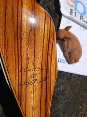 Vintage Ben Pearson Archery BP-H52 recurve 43# zebrawood