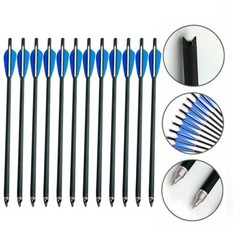 20 inch Archery Carbon Crossbow Bolts Half Moon Nock OD 8.8mm Arrows Hunting