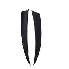 50 Pcs 4 Inch 5 Inch Archery Arrow Fletching Turkey Feather Fletching Right W…