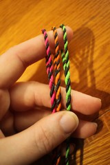 Flemish Twist Bow String – D97/»Fast Flight» – Black & Bright Colors