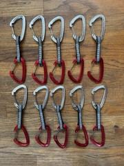 WILD COUNTRY Wild Wire Quickdraw Lot x10 Dyneema Sport Trad Climbing Draws