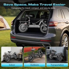 Electric Scooter Adults 25 MPH 35 Miles Range 14» 1500W E-Scooter with Seat