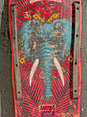 OG Vintage 1988 Powell Peralta Mike Vallely Elephant Skateboard Deck Pink