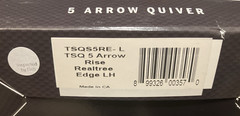Tight Spot Rise 5 Arrow Quiver LH Realtree Edge