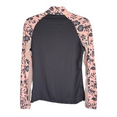 Kastel Denmark 1/4 Zip Sun Shirt Small Equestrian UPF 30 Floral Outdoor L/S NEW