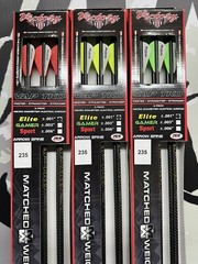 Victory Archery VAP TKO Elite 235 Fletched Arrows 6/pk Uncut Micro .166 .001″