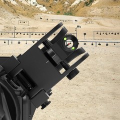Iron Sights 45 Degree Offset Flip Up Sights with Red Green Fiber Optic Dots,F…