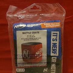Nerf Bunkr Battle Zones Inflatable Battle Crate Red 19″x 19″x 22″ BRAND NEW!