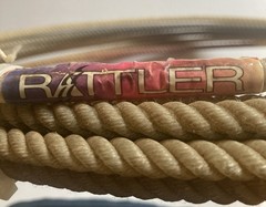 RATTLER Lariat Rainbow 3/8” True 35’ MS Cowboy Rope Team Roping