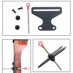 1 Pin Recurve Bow Sight T Shape Calibrated Sight Easy To Install Practice Target