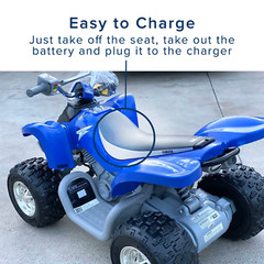 12 Volt Battery Charger with B-Type Connector for Kids Electric Ride-On Toy