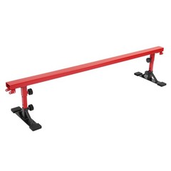 Ultimate Skateboard Rail Grindrail Ramp Kit Adjustable Rainbow Flat Incline Rail
