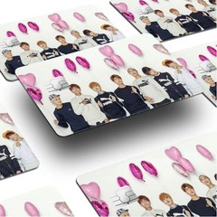 4 Pack BTS K-Pop Credit Card Skin ARMY Fan Tribute Debit ATM Decal Sticker Set