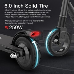 Electric Scooter Kids 250W Motor Long Range Safe Folding E-Scooter Refurbished