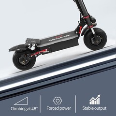 Adults Electric Scooter Folding Dual Motor 5600W 60V 38AH 12″ Road Tires 50MPH