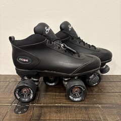 Sure Grip Cyclone black roller speed skate size 9 fits