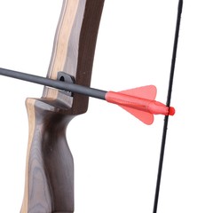 OD8mm Arrows Nocks Fletches Conjoined Archery Vanes Plastic Arrow Shaft Target