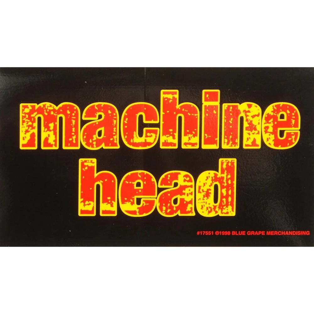 Machine Head – Sticker – Thrash Metal Logo [5 x 3 inches] – Licensed New
