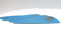 Tonys 3» Archery Vanes Archery All New Super Wave Vane Blue 50PK TNYSWVB3343F