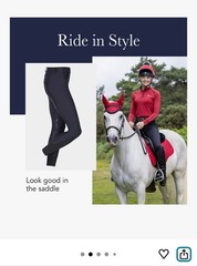 My LeMieux DryTex Waterproof Black Riding Breeches Horseback Riding US:2 UK:6