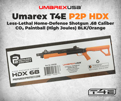 Umarex T4E by P2P HDX .68 Caliber CO2 Training Paintball Marker 2292306