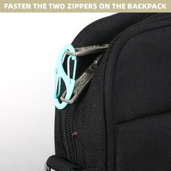 20 Pcs Alloy S Carabiner Clips, Dual Opening Design, Keychain Spring Snap Hoo…