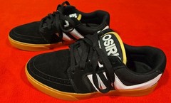 Vtg Osiris Lumin Black Skateboard Shoes Men’s Size 9.5 Great Condition