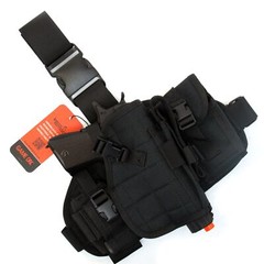 Lancer Tactical CA-324B Molle Platform Drop Leg Holster in Black
